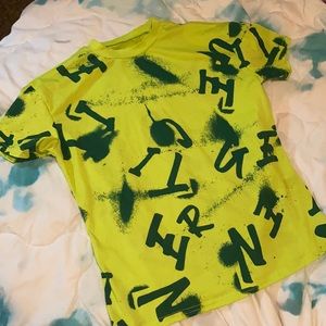 At a SHEIN shirt, size medium and different shades of green!
